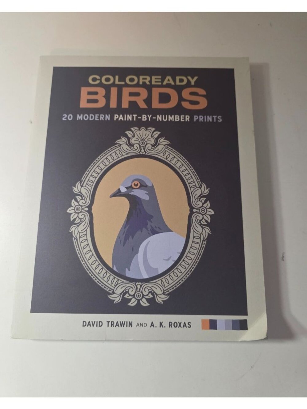 Coloready Birds by David Trawin A.K. Rokas Modern Paint by Number Book NEW